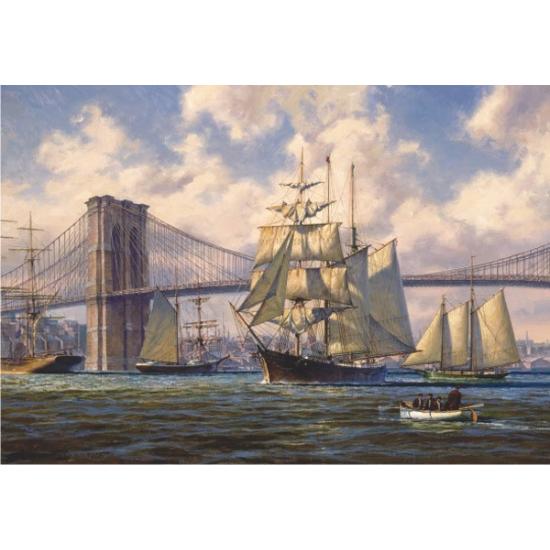 Enigma da Anatólia Passando Navios na Ponte do Brooklyn 2000