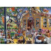 Puzzle Anatolian Cães Travessos de 1000 Peças