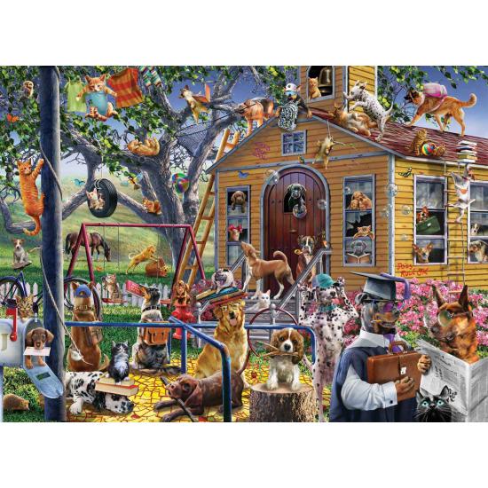 Puzzle Anatolian Cães Travessos de 1000 Peças