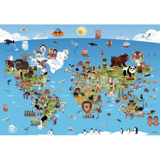 Puzzle Anatolian Personagens ao Redor do Mundo 260 Pçs