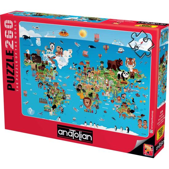 Puzzle Anatolian Personagens ao Redor do Mundo 260 Pçs