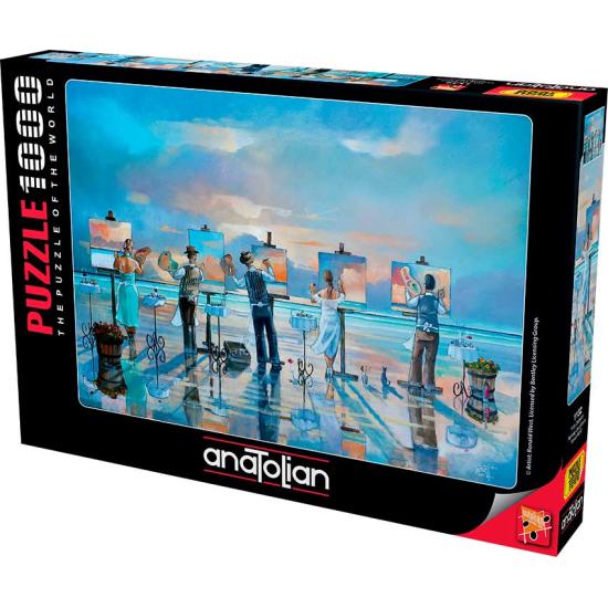 Puzzle Anatolian Pintando uma Tempestade de 1000 Peças