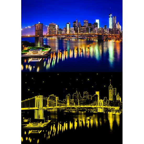 Puzzle Anatolian Ponte do Brooklyn Neon 1000 Peças
