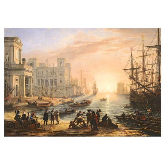 Puzzle Anatolian Porto Marítimo Ao Pôr Do Sol de 2000 peças