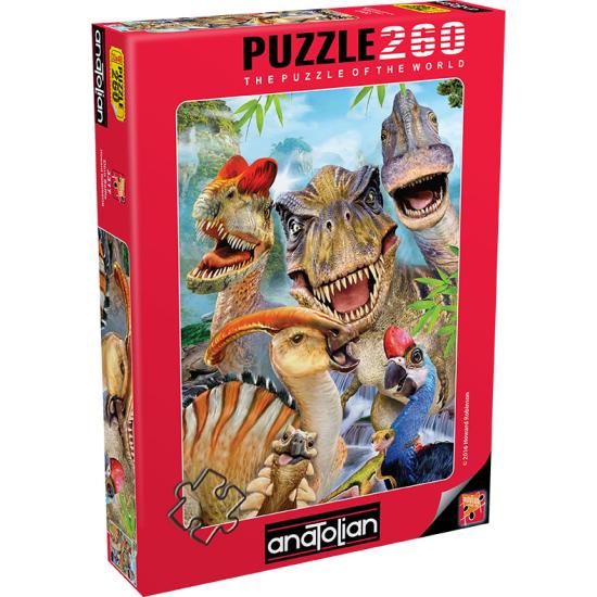 Puzzle Anatolian Selfie de Dinossauro de 260 peças