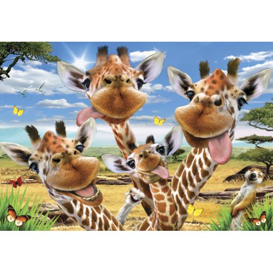 Puzzle Anatolian Selfie com Girafas de 500 peças