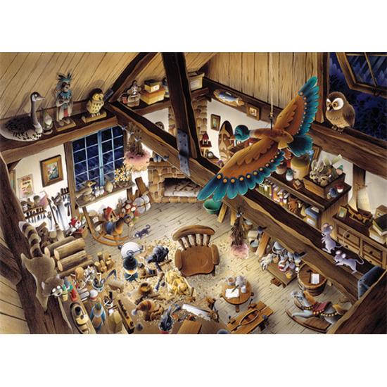 Puzzle de oficina de madeira da Anatólia 1.000 peças