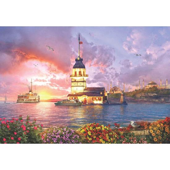 Tarde de Puzzles da Anatólia na Torre da Donzela 2000 Peç