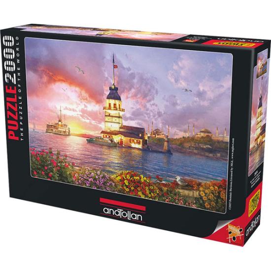 Tarde de Puzzles da Anatólia na Torre da Donzela 2000 Peç