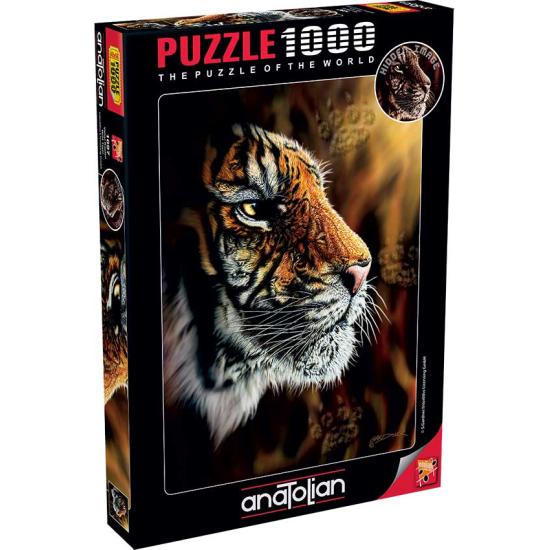 Puzzle Anatolian Tigre Selvagem de 1000 Peças