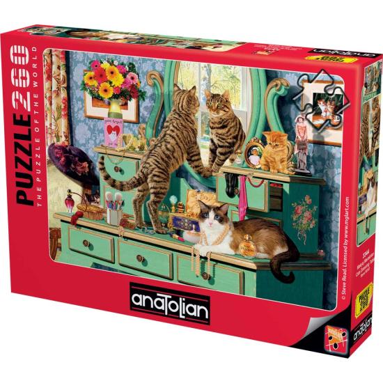 Puzzle Anatolian Penteadeira para Gatos de 260 pçs