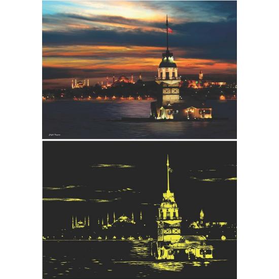 Puzzle Anatolian Maiden's Tower, Istambul, Turquia 1000