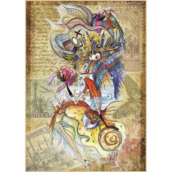 Puzzle Anatolian Viajante Mundial 1500 peças Puzzle Anatolian Viajante Mundial 1500 peças