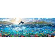 Puzzle Anatolian Vida no Oceano, Panorâmico de 1000 Pçs