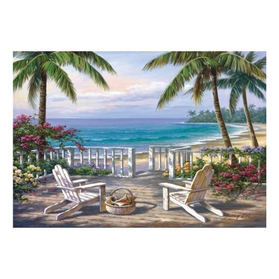 Puzzle Anatolian Com Vista para o Mar de 500 peças