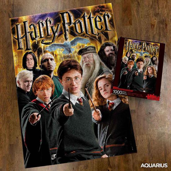 Puzzle Aquarius Collagem Harry Potter de 1000 Peças