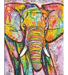 Puzzle Aquarius Elefante Multicolorido de 500 Peças