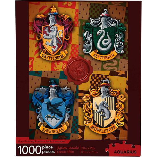 Puzzle Aquarius Harry Potter Casas de Hogwarts de 1000 Pçs