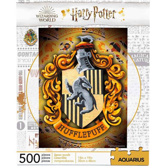 Puzzle Aquarius Harry Potter Hufflepuff de 500 Peças