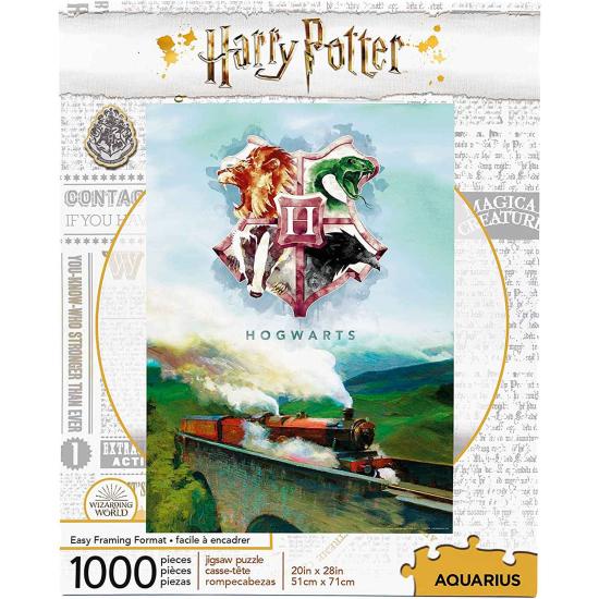 Puzzle Aquarius Harry Potter Comboio a Hogwarts de 1000 Pçs Puzzle Aquarius Harry Potter Comboio a Hogwarts de 1000 Pçs
