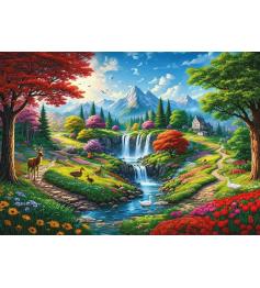 Puzzle Art Puzzle Ao Pé Das Montanhas 500 Peças