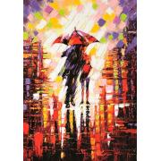 Puzzle Art Puzzle Amor Sob o Guarda-chuva 500 Peças