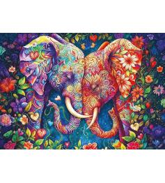 Puzzle Art Puzzle Amor De Elefante 1000 Peças