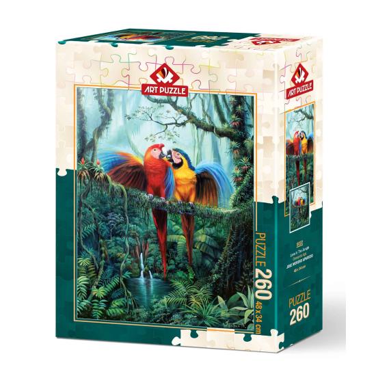 Puzzle Art Puzzle Amor na Selva de 260 peças