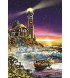 Puzzle Art Puzzle Pôr do Sol no Farol 500 Pieces