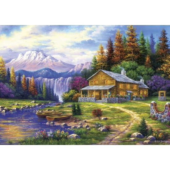 Puzzle Art Puzzle Pôr do sol nas montanhas 1000 p