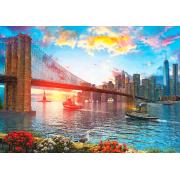 Puzzle Art Puzzle Pôr do sol em Nova York 1000 peças