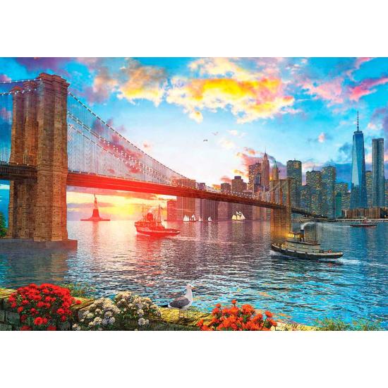 Puzzle Art Puzzle Pôr do sol em Nova York 1000 peças
