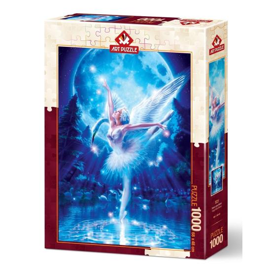 Puzzle Art Puzzle do lago dos cisnes balé 1000 pçs