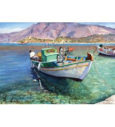 Puzzle Art de 500 peças para barco de pesca