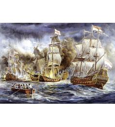 Puzzle Art Puzzle Batalha de Navios no Mar 1500 peças