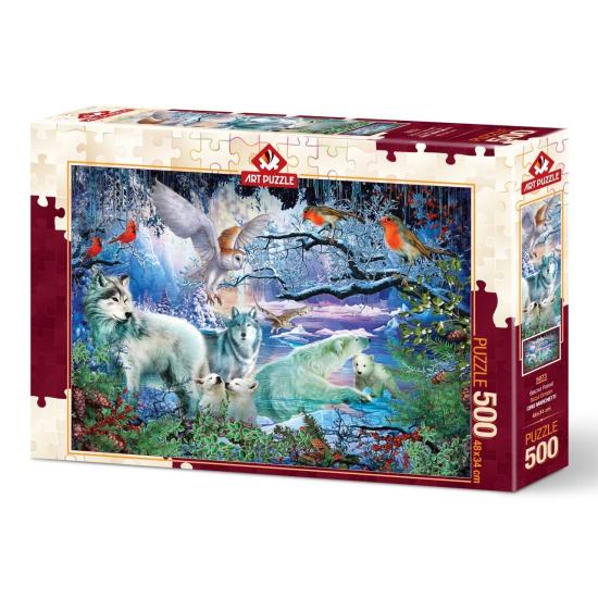 Puzzle Art Puzzle Glacier Forest 500 Peças