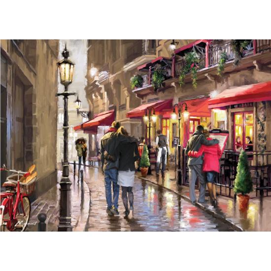 Puzzle de arte de Puzzle de 1500 peças de café da