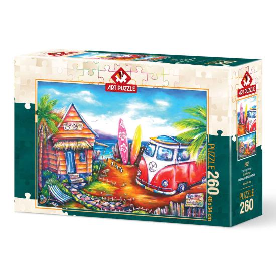Puzzle Art Puzzle Acampamento de Surf de 260 peças