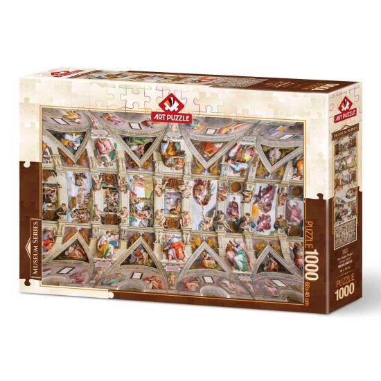 Puzzle Art Puzzle Capela Sistina de 1000 Pçs Puzzle Art Puzzle Capela Sistina de 1000 Pçs