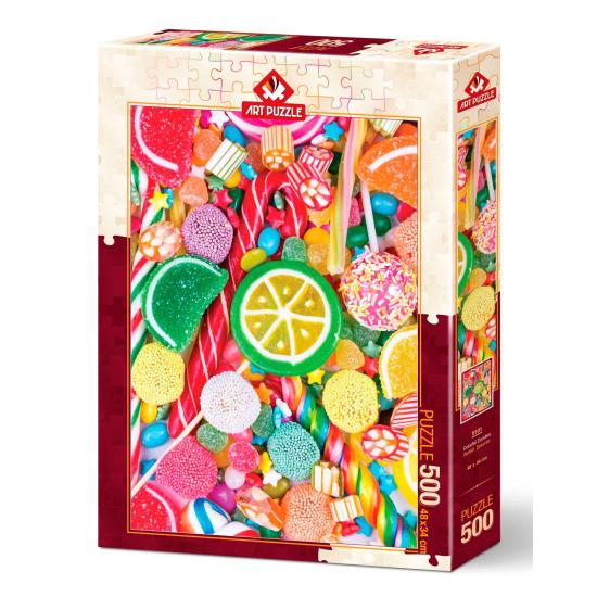 Puzzle Art Puzzle Doces Coloridos 500 Peças Puzzle Art Puzzle Doces Coloridos 500 Peças