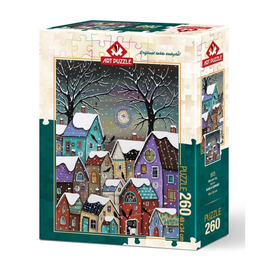 Puzzle Art Puzzle House in Winter 260 Peças