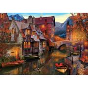 Puzzle Art Puzzle Houses no Canal 2000 Pieces