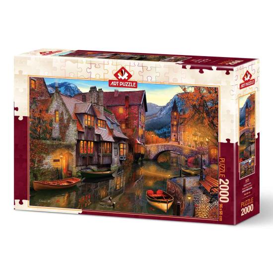 Puzzle Art Puzzle Houses no Canal 2000 Pieces