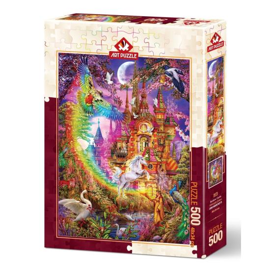 Puzzle Art Puzzle Castelo Arco-Íris de 500 Peças