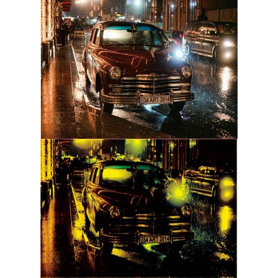 Puzzle Art 1000 Peças Neon Classic Carro Puzzle