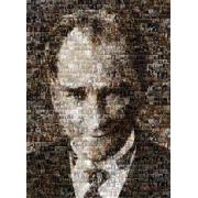 Puzzle Art Mustafa Kemal Ataturk colagem 1000 peças