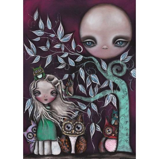 Puzzle Art 1000 Peças Criaturas Noturnas Puzzle