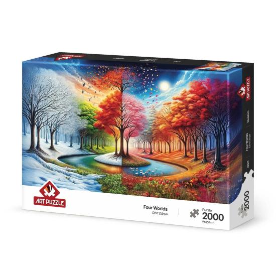 Puzzle Art Puzzle Quatro Mundos de 2000 Peças