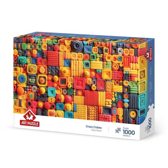 Puzzle Art Puzzle Cubos Malucos 1000 Peças