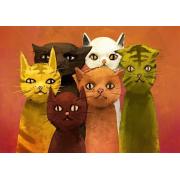 Puzzle Art Puzzle The Cats Team 500 Peças